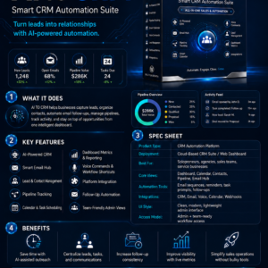 AI to CRM Smart CRM Automation Suite